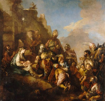 Adoration of the Magi by Charles de la Fosse